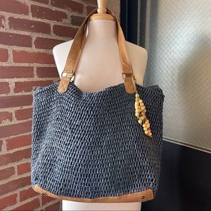 Straw Studios Large Blue Paper Tote